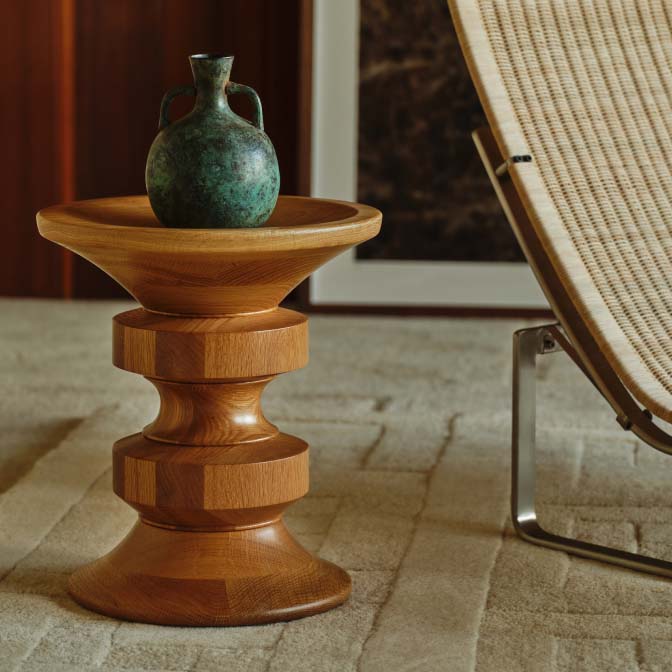 Eames Turned Stool
