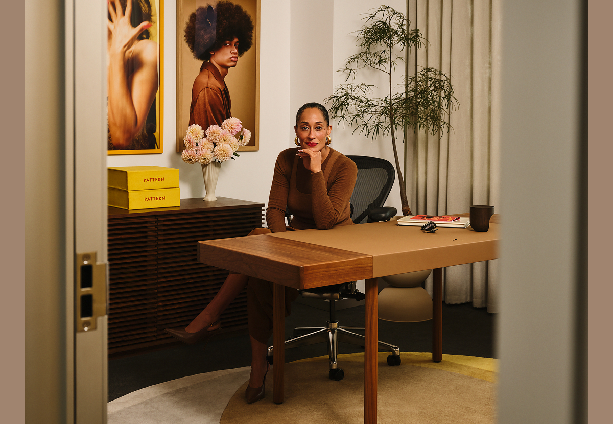 New Canaan Leatherwrap Sit-to-Stand Desk