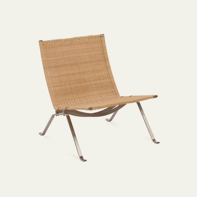 PK22 Easy Chair, Wicker 