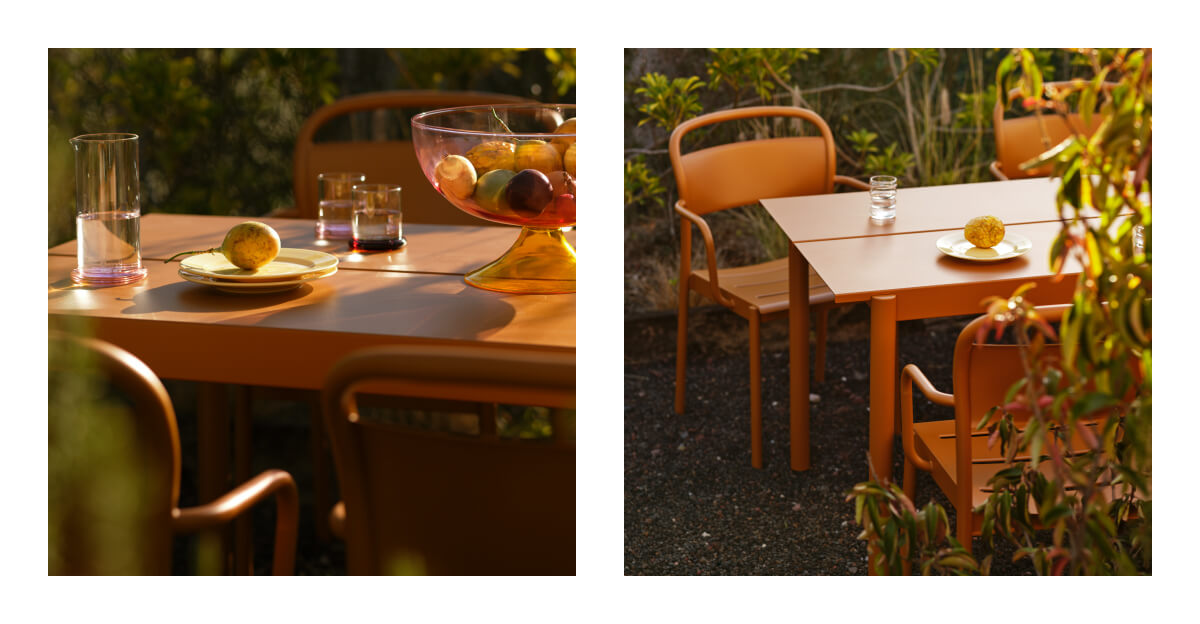 Brighten outdoor dining