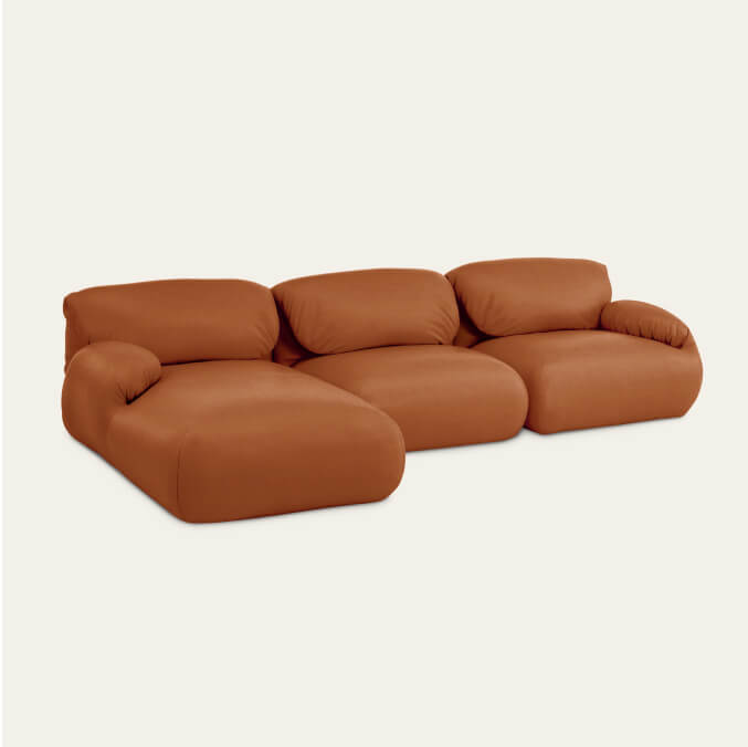 Luva Modular Sectional, Three Seater