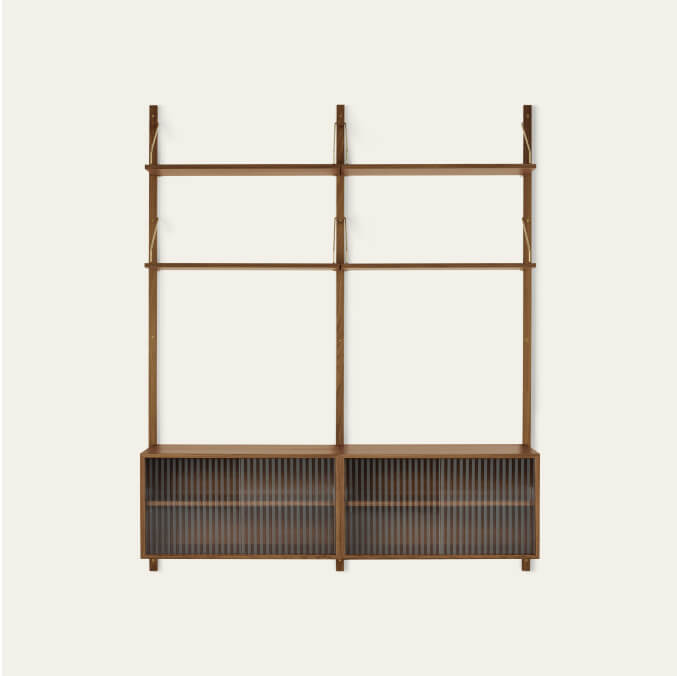 Royal System shelving 2-bay