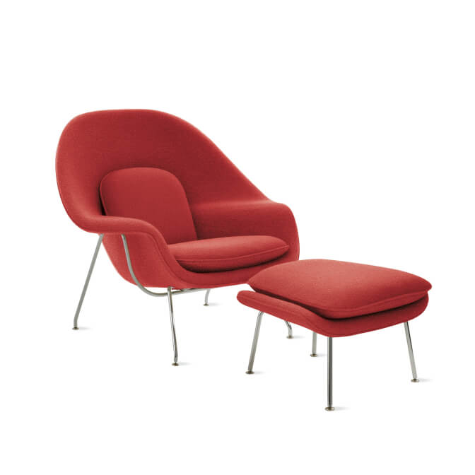 Womb Chair and Ottoman