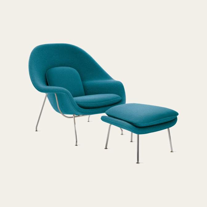Womb Chair and Ottoman