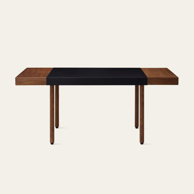 Leatherwrap Sit-to-Stand Desk