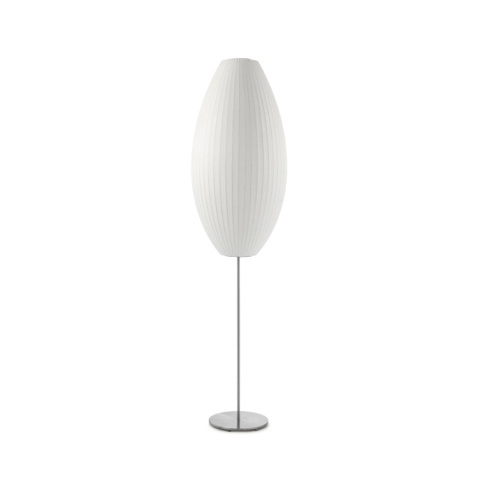 Nelson Cigar Lotus Floor Lamp