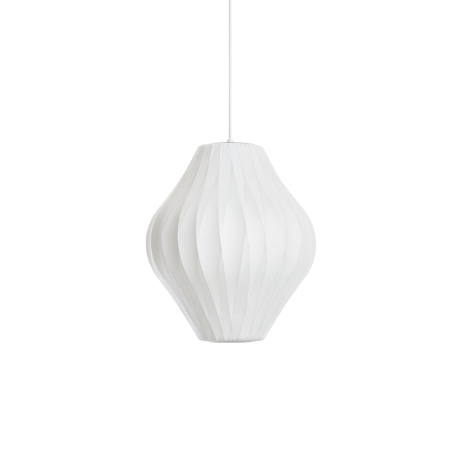 Nelson Pear Crisscross Bubble Pendant
