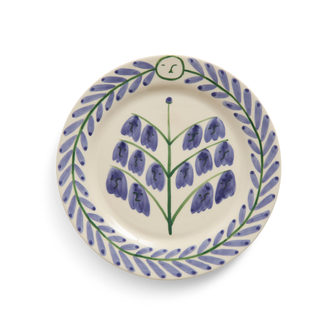 bluebells plate
