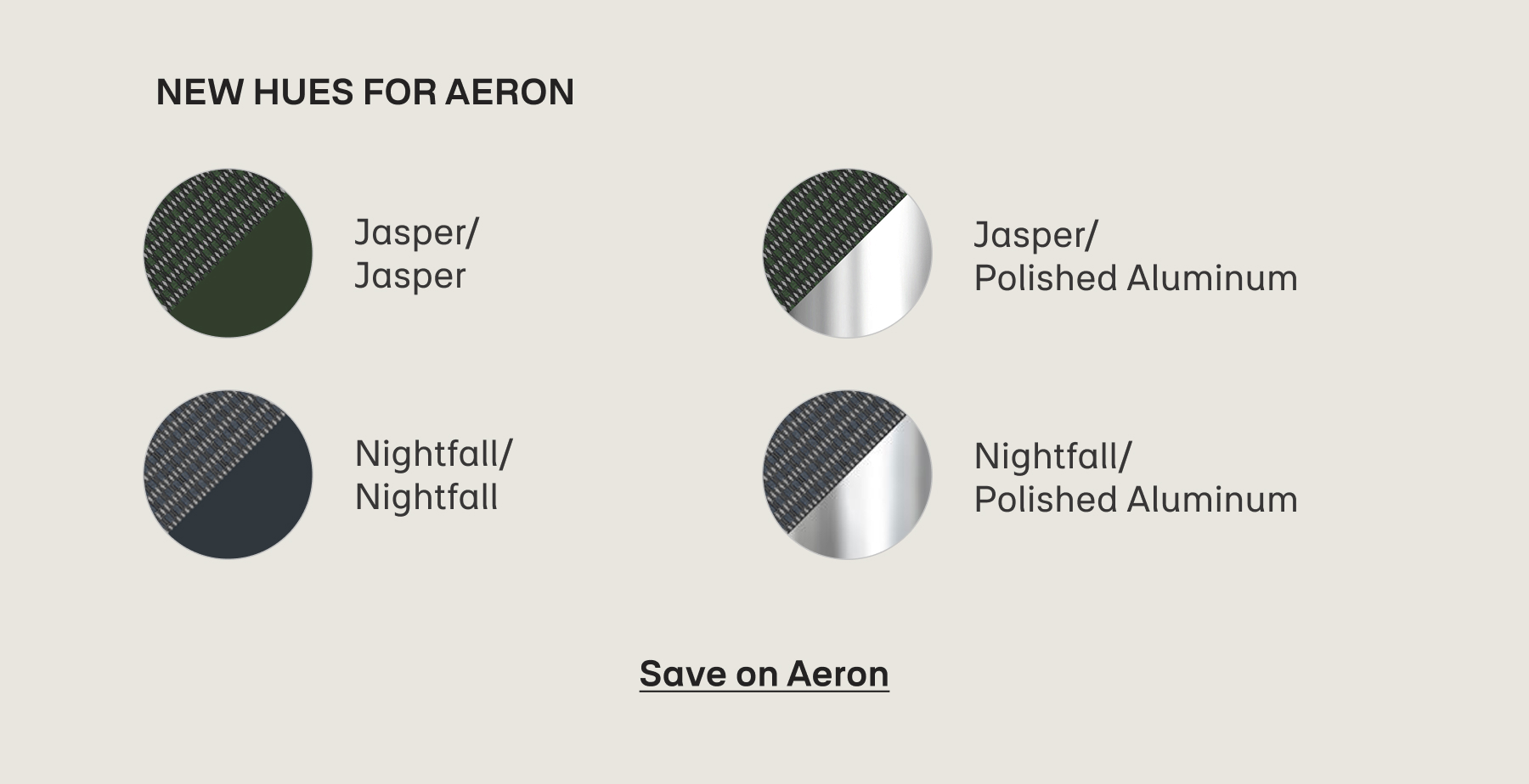 NEW HUES FOR AERON