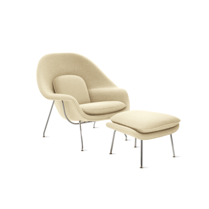 Womb Chair and Ottoman